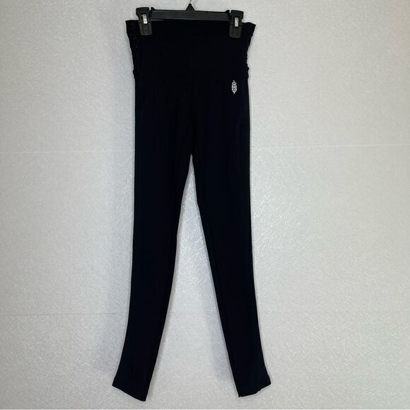 FREE People Movement Before You Go Lace Up Legging Black XS - Picture 5 of 10